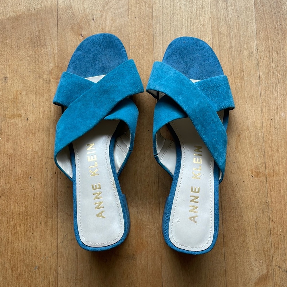 Anne Klein Suede Heels